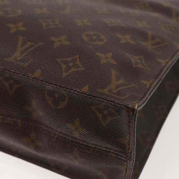 LOUIS VUITTON Monogram Sac Plat Hand Bag M51140 LV Auth BA5984 - Picture 5 of 16